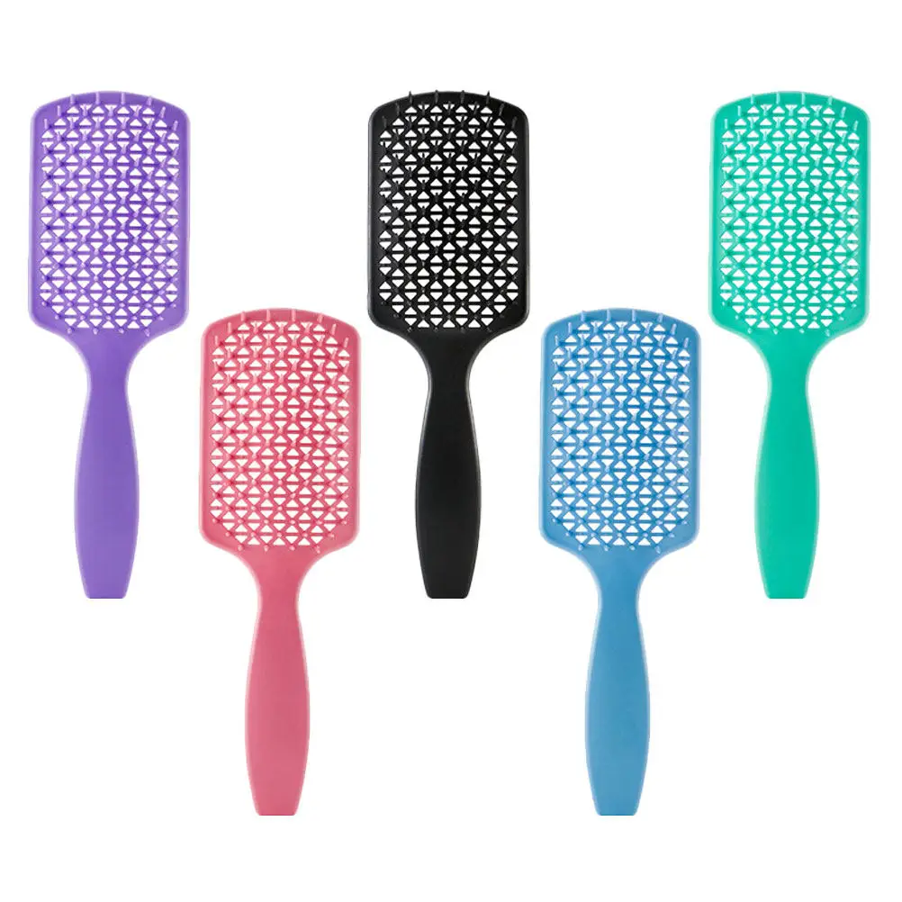 

5Pcs Massage Comb Scalp Hair Brush Tpee Material Ergonomic Handle Hairdressing Salon Home Use Detangling Wide Application Curly