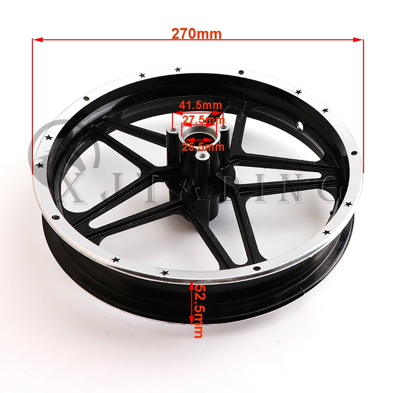 Motorcycle Motocross 10 inch rims 2.50-10 front and Rear wheel Hub For 49cc 2 stroke off-road motorcycles wheels parts