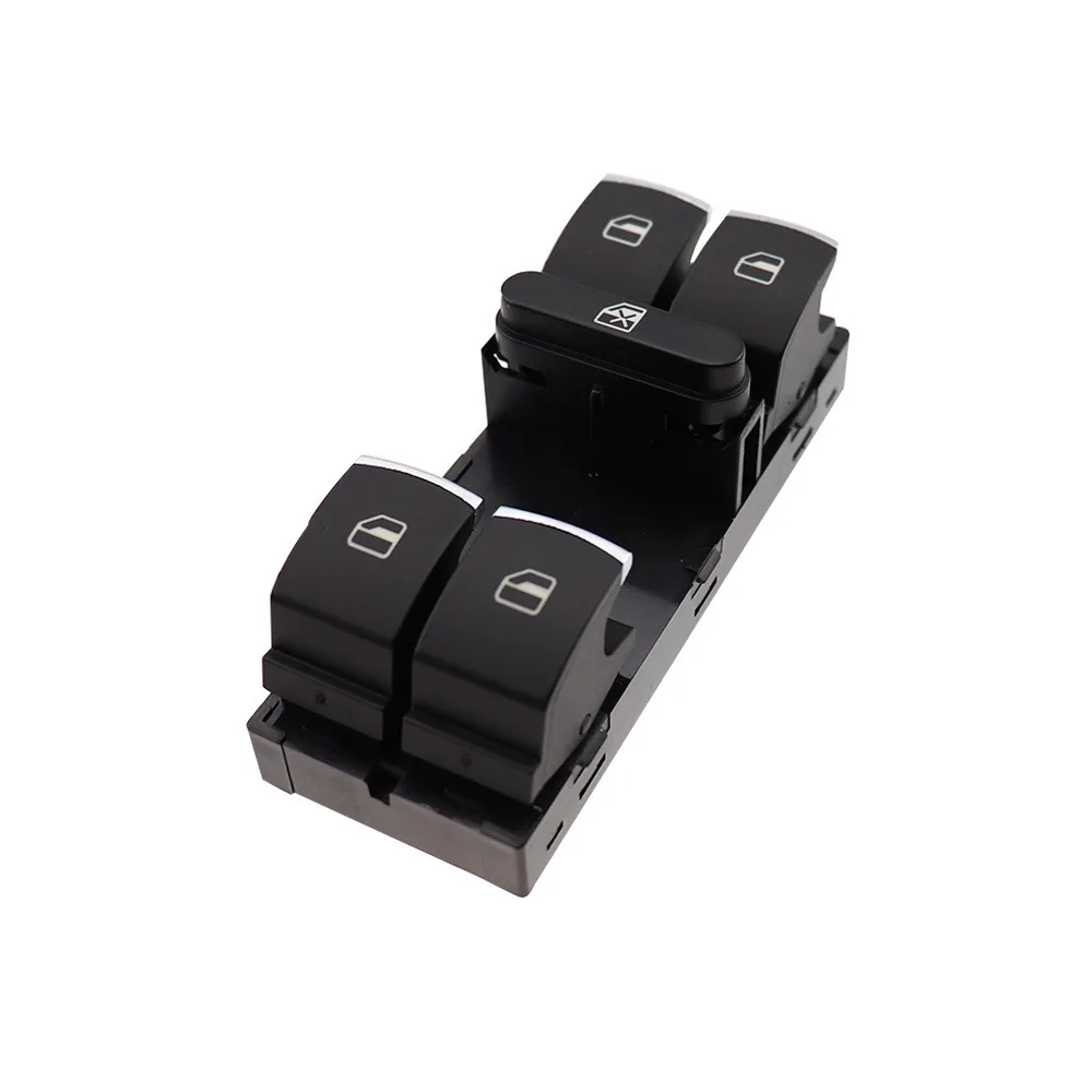 Interruptor de ventanilla eléctrica para coche, pulsador maestro para VW Jetta Tiguan Golf GT MK5 MK6 Rabbit Passat B6 CC Seat L