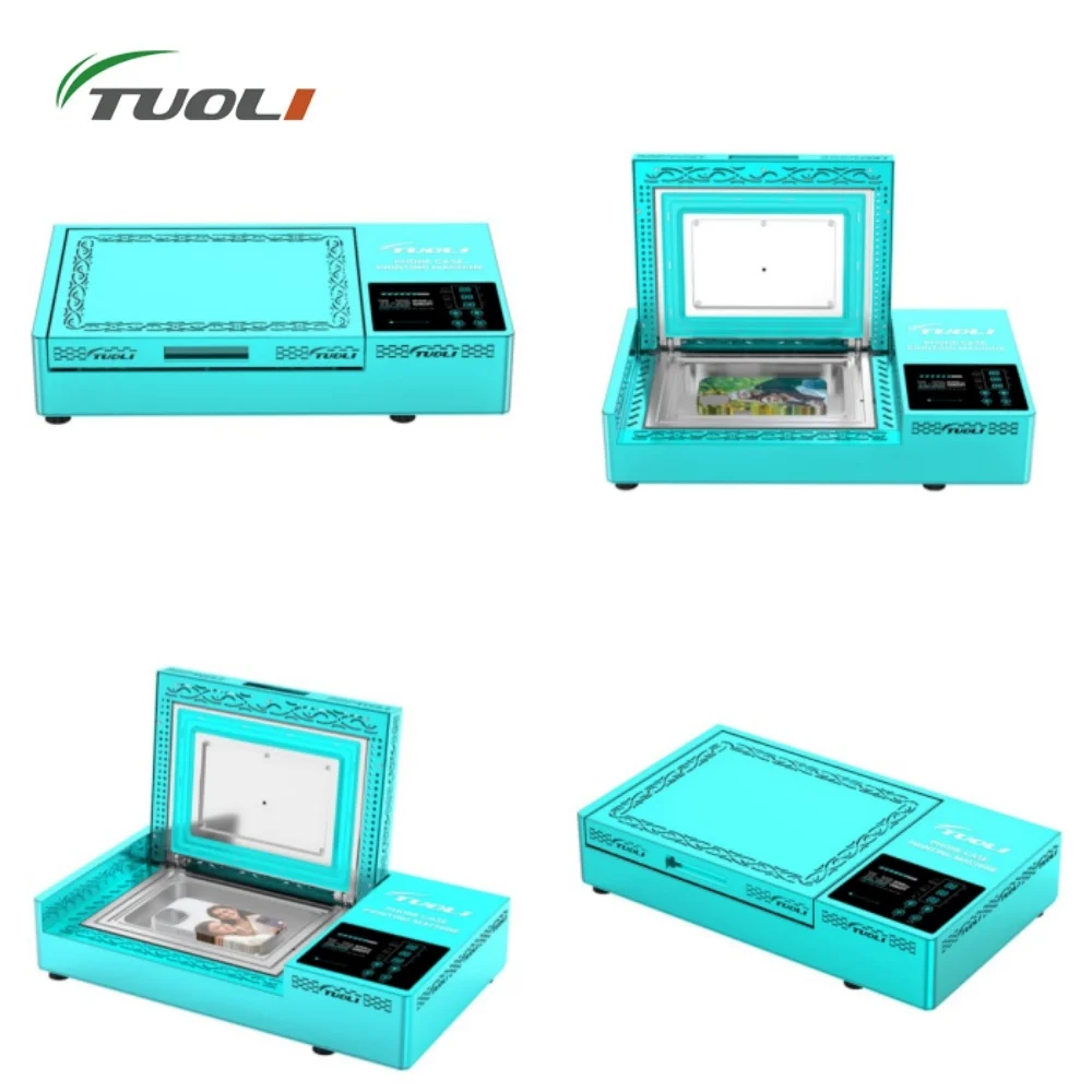 

TuoLi Automatic 3D TLX9 Sublimation Cell Cover Vacuum Heat Transfer Press Printer Custom Mobile Phone Case Printing Mini Machine