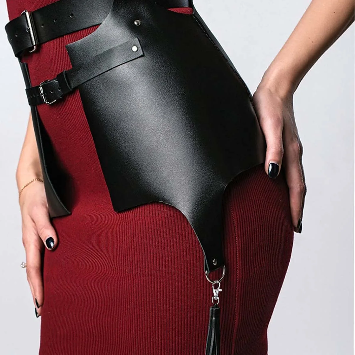 Women Belt Street Style Skirt Harness Skirt Fetish Skirt Leather Belt Harness Belt women Skirt Mature Clothing Accessoreis