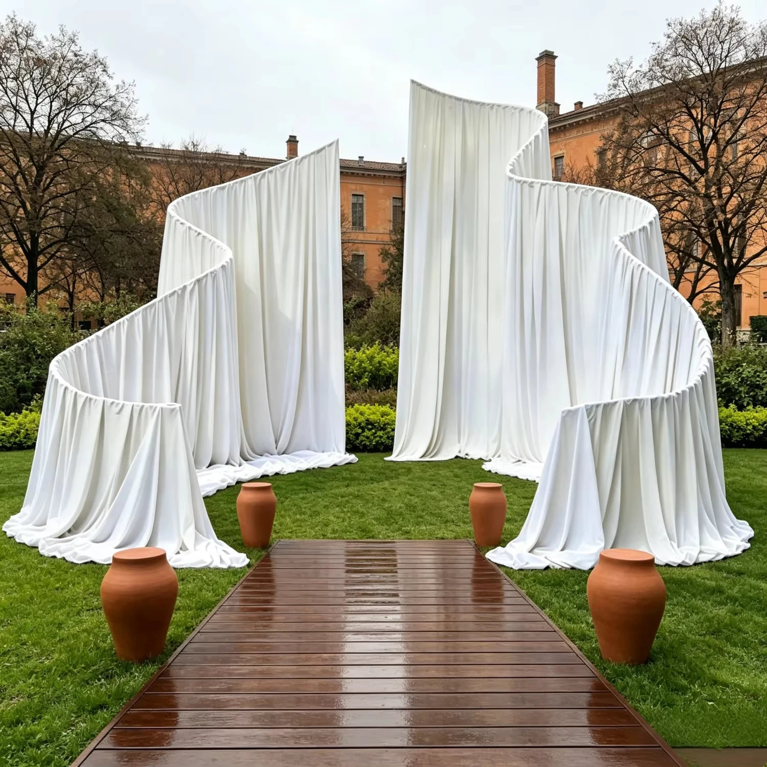 Luxuriöser Metall-Hochzeitsbogen DIY-Dekorationsrahmen für Outdoor-Partys, Bühnenhintergrund, Hängender Blumenständer für besondere Anlässe – Detail 4