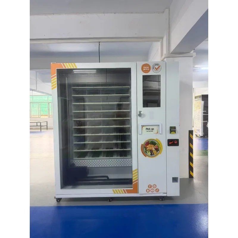 FL Customized 2026 New Lunch Box Hot Food Hamburger Vending Machine OEM ODM Automatic Fast Food Breakfast Rice Healthy for Sale