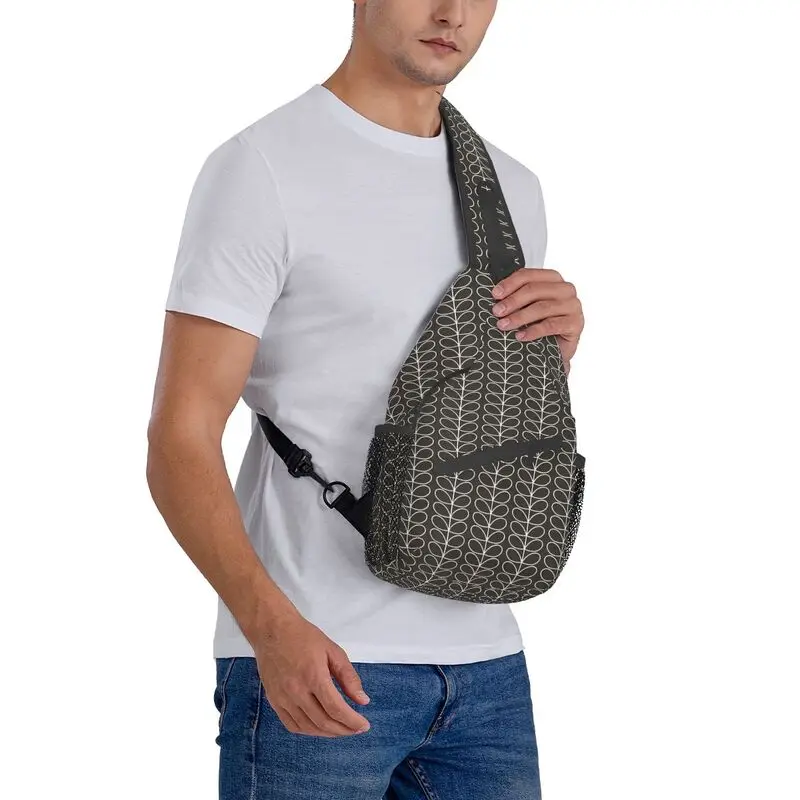 Orla Kiely-mochila cruzada para hombre, bolso de hombro para el pecho, viaje, ciclismo