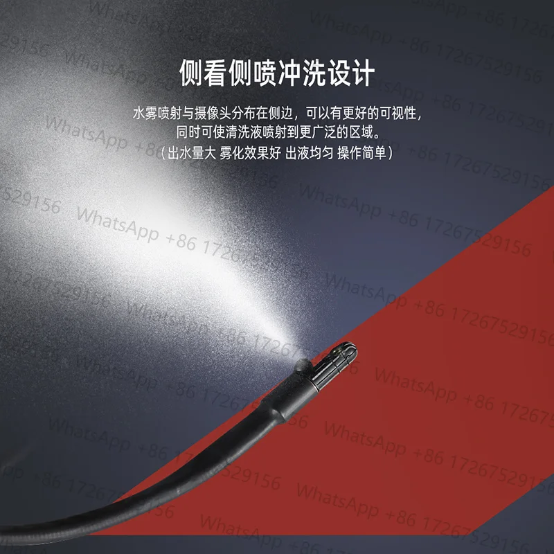 4.3Inch 2MP 1080P Side-View Side Spraying Car Air Conditioner Cleaning Handheld Endoscope CMOS Borescope Inspection Microscope