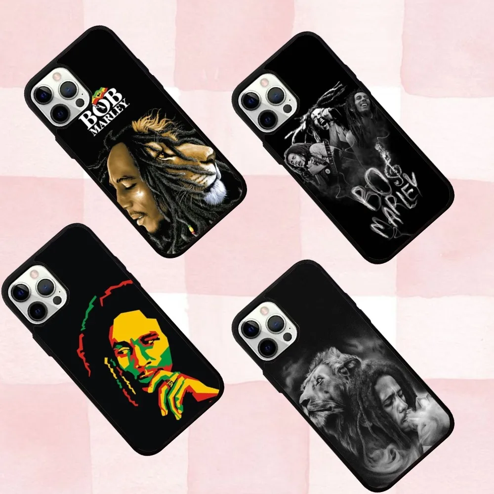 

Rapper Bob M-Marely Phone Case For IPhone 16,se4,15,Pro,Max,Case 14,Plus,13,12,11 Magesafe Magnetic Wireless Charge Cover