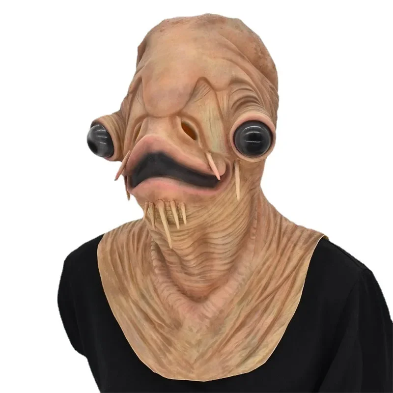 

Хэллоуин Обложка Косплей Маскарад Вечерние Декоры Костюм Маски Рыбья Маска Реалистичная Латексная Маска Животного