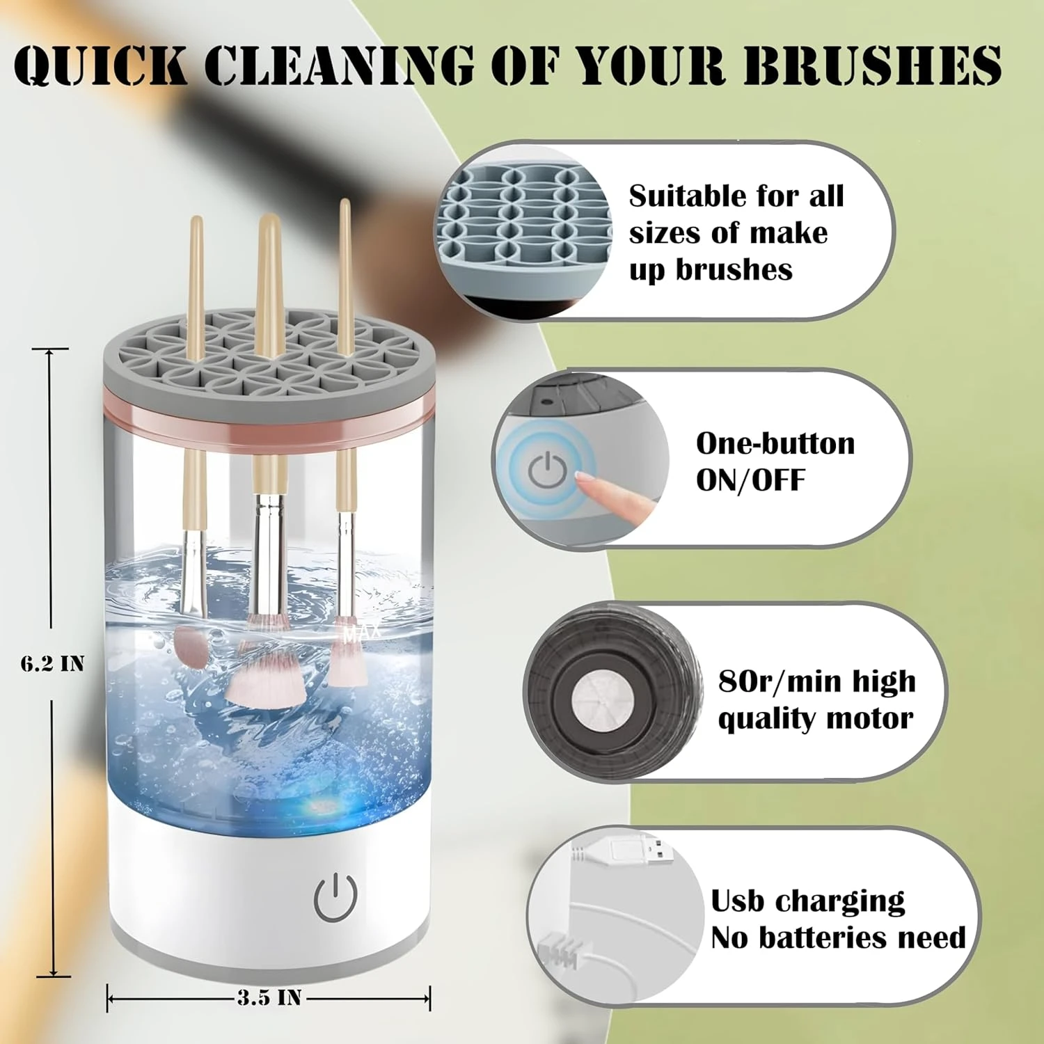 Expérience de propreté et d'efficacité avec notre nettoyeur de brosse haut de gamme. Polymérisation sans cesse éliminer la saleté et la crasse avec notre