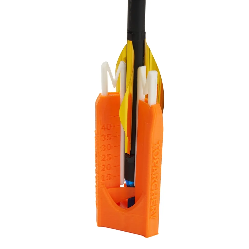 Image of 3D-Druck Fletching-Jig für Spin-Wing-Vanes, Spiral-Pfeilfedern, verstellbares Bogenschießen-Servierwerkzeug-Zubehör