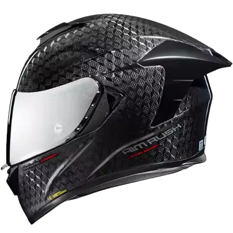 

Airo Men's Full Carbon Fiber Full Face Helmet New ECE Approved Quick Release Closure All Seasons for Motorcycle Electric Vehicle