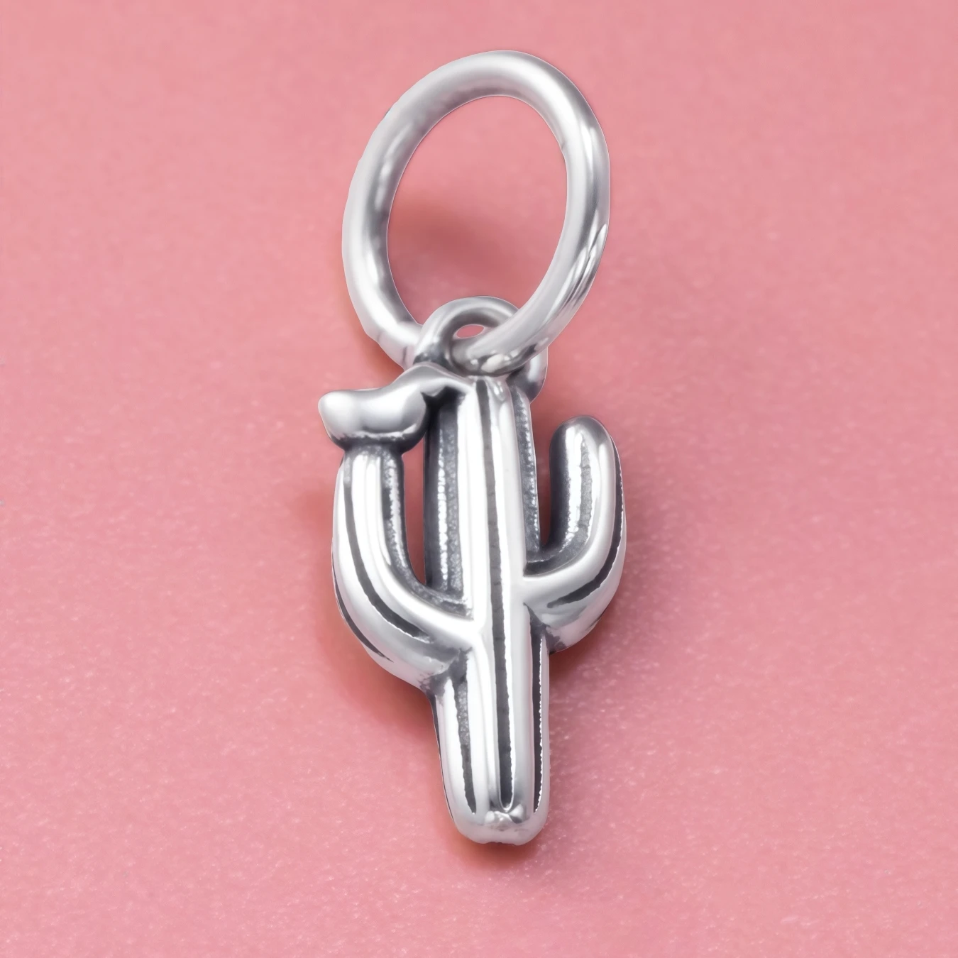 925 فضة سحر قلادة - الكلب أفضل صديق / الصبار / الكلب / شكل ملاحظة لسوار قلادة صنع المجوهرات هدية #3