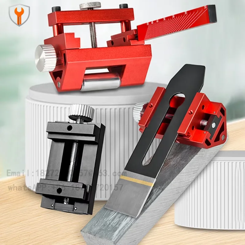 2023 New Arrival Aluminum Chisel Plane Sharpening Guide Tool New Wood Processing Knife Sharpener Tool