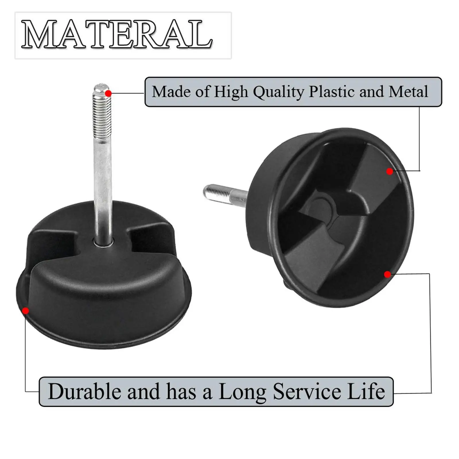 Hard Top Panel Mounting Screw Knob Replacement for Jeep Wrangler JK 2dr Unlimited 4dr 2007-2018 1CJ57DX9AC