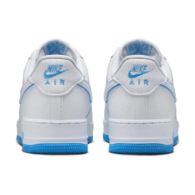 Кроссовки Nike Air Force 1 '07 ', белая Университетская синяя обувь