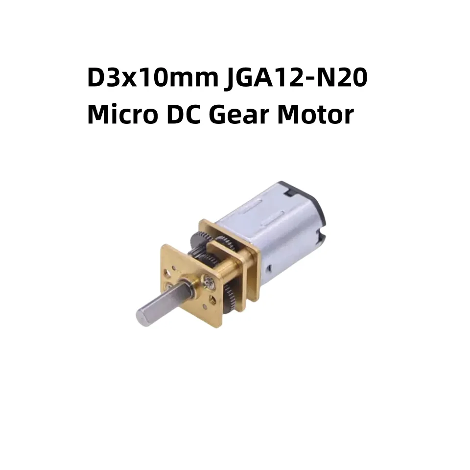 3V5V6V12V JGA12-N20 Threaded Rod Inversion M3x34/55mm 1812-N20 Micro DC Gear Motor Metal Gear For Smart Eectronic Lock DIY Model