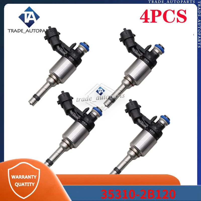 

For 2013 2014 2015 Hyundai Veloster 1.6L Turbo Fuel Injector 4Pcs 35310-2B120 353102B120