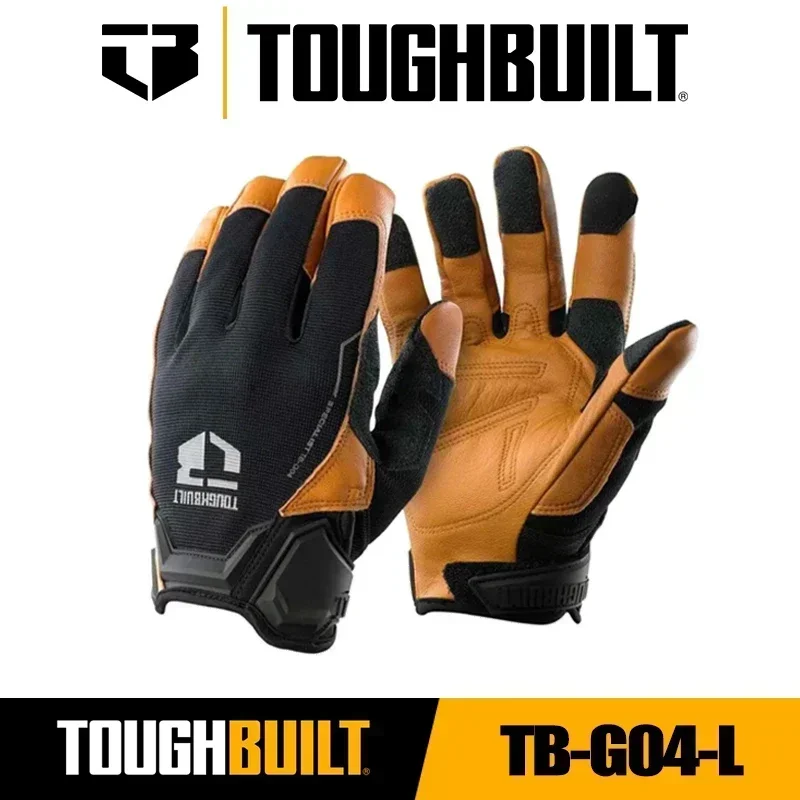 TOUGHBUILT TB-G04-L / TB-G04-XL Sheepskin Work Gloves Specialized Technician Labor Protection Handling Cycling Gloves