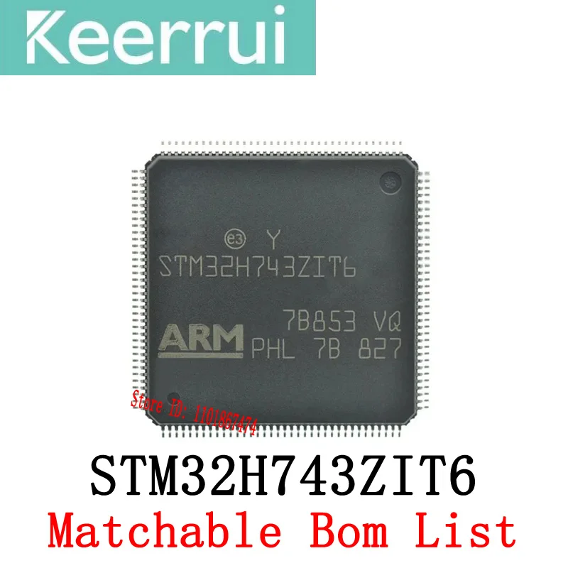 1~360PCS/lot brand new original STM32H743ZIT6 LQFP-144 STM32H743 ZIT6 STM32F STM32 microcontroller IC chip matching BOM list