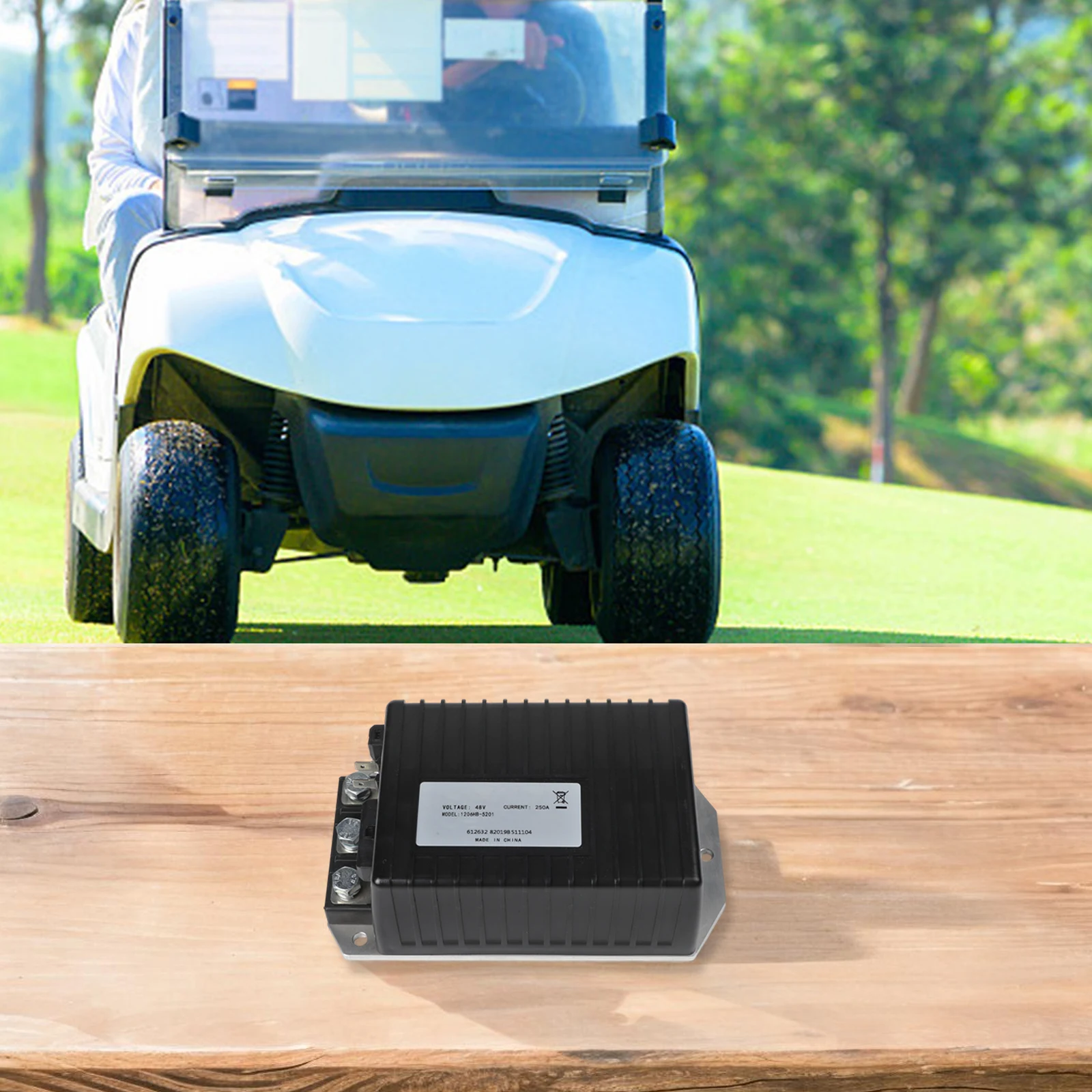 

1pc 1206HB-5201 48V 250A Controller Motor Speed Controller Speed Regulation For Curtis For EZGO Controller For Golf Carts