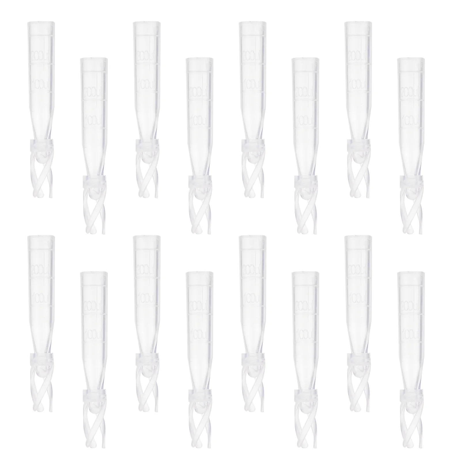 

200 Pcs Inner Cannula Vials Insert Pipes Liquid for Chromatographic Labs Supplies Clear