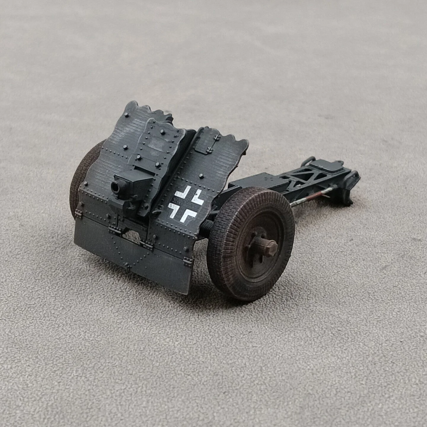 1/35 German 75 mm infantry gun , SLA printing hand-colored finished model decorative ornament