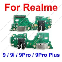 For Realme 9 9i 9 Pro Plus 9Pro+ 4G 5G USB Charger Board Dock Connector USB Charging Jack Port Small Board Parts