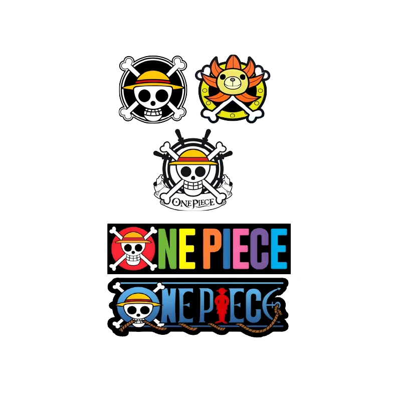 ONE PIECE Personalized Cartoon Reflective Sticker Creative Body Glass Window Decoration Computer Sticker