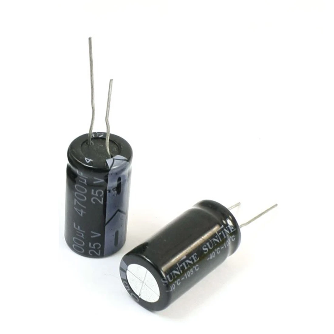 FTGT- 6 Pcs 4700uF/25V Radial Leads Aluminum Electrolytic Capacitor
