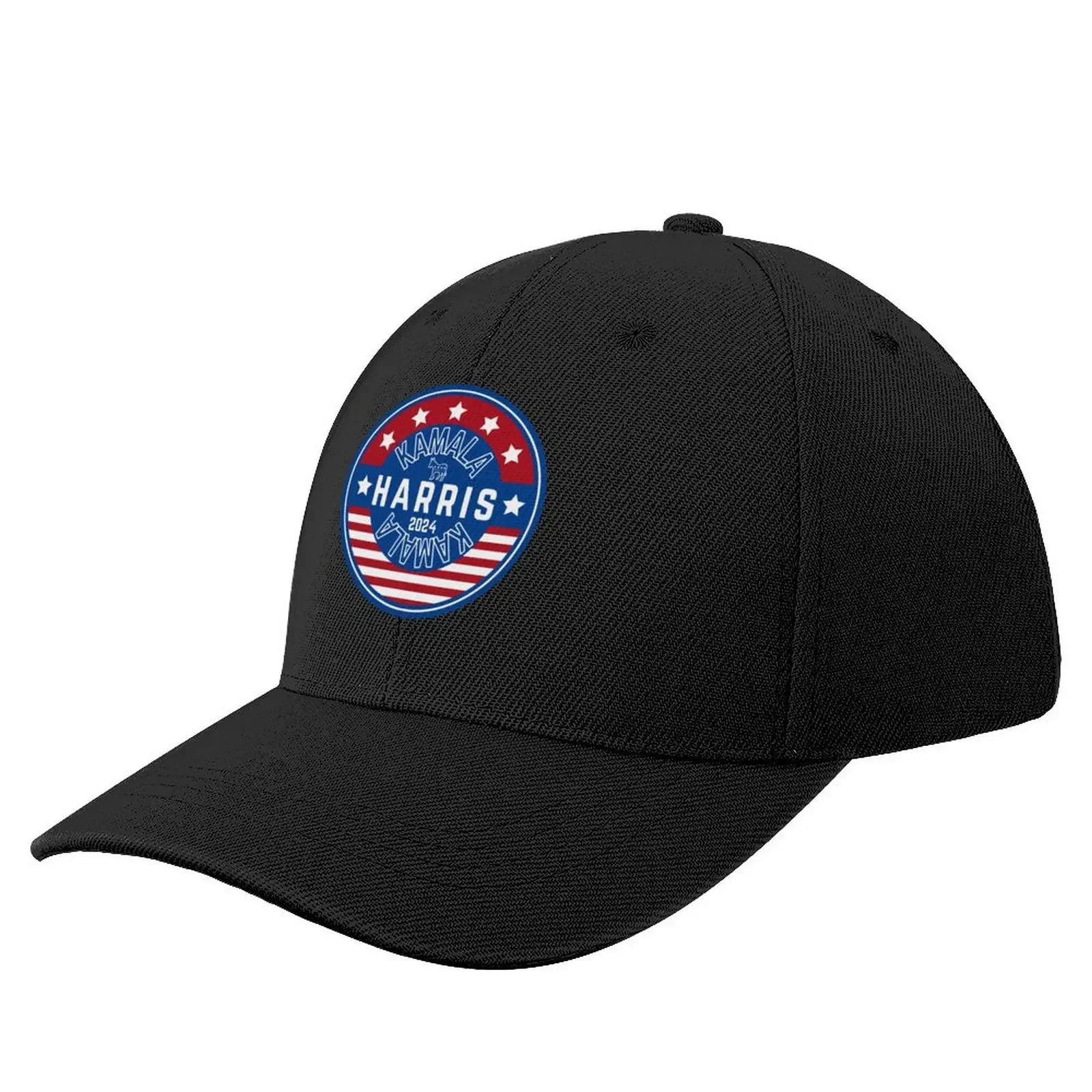 Kamala Harris 2024 T-Shirt - Stars and Stripes Design Baseball Cap