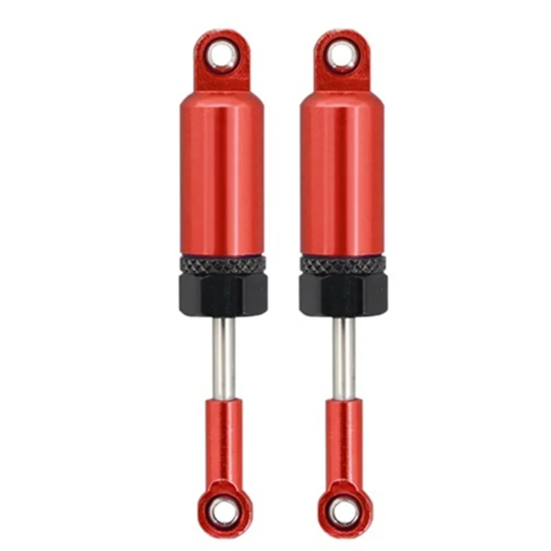 2PCS Aluminum Alloy Internal Spring for 1/16 RC Crawler B16 B36 C24 C34 MN D90,Red