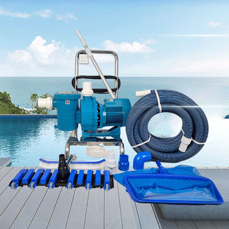 Komplettset für Schwimmbadreinigungszubehör, Vakuum-Poolreiniger für Schwimmbad
