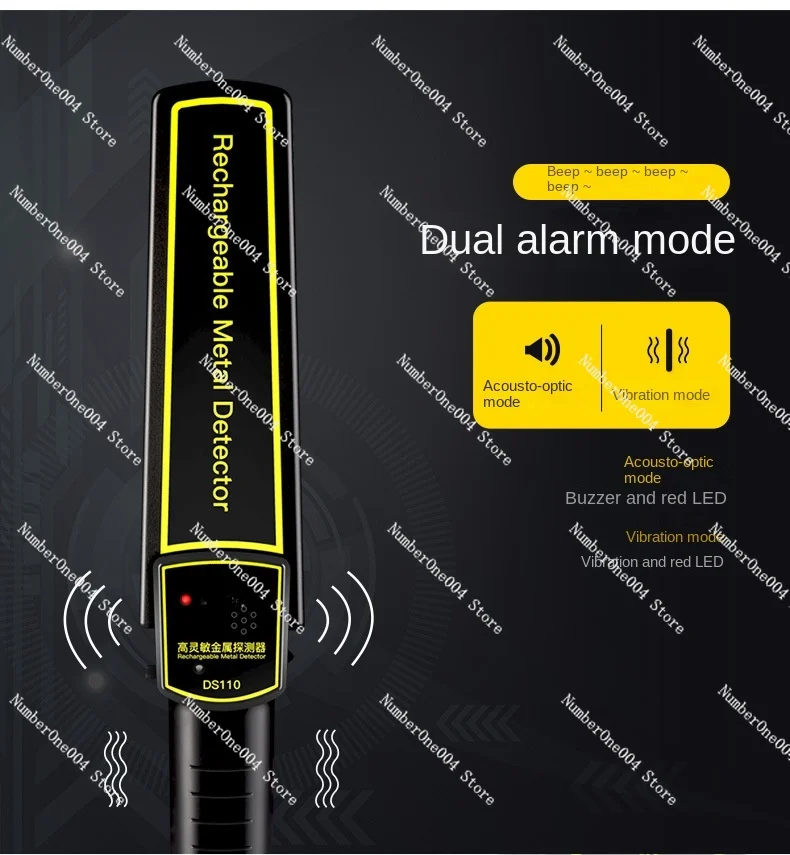 Handheld metal detector security screening Factory station metal detector security scanning