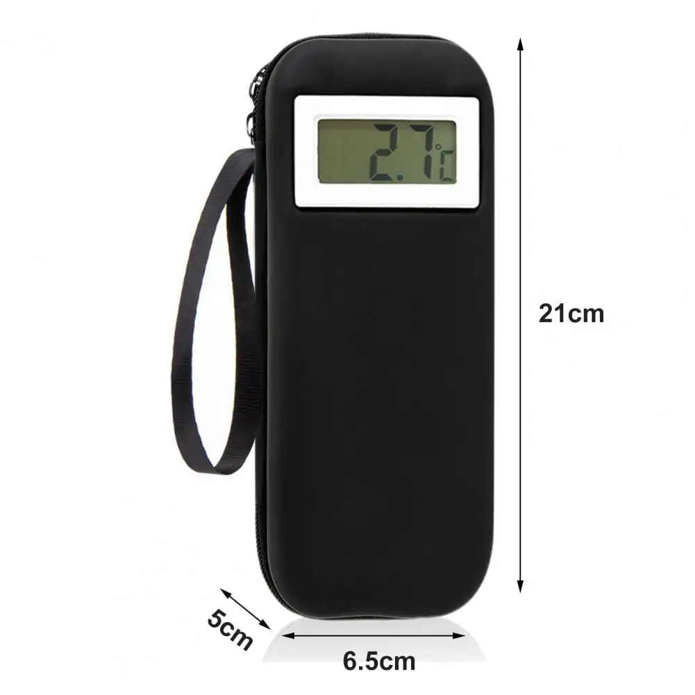 Insulin Cooler Travel Case with Thermometer Display Medication Diabetic Cooler Refrigerated Medicine Organizer Bag
