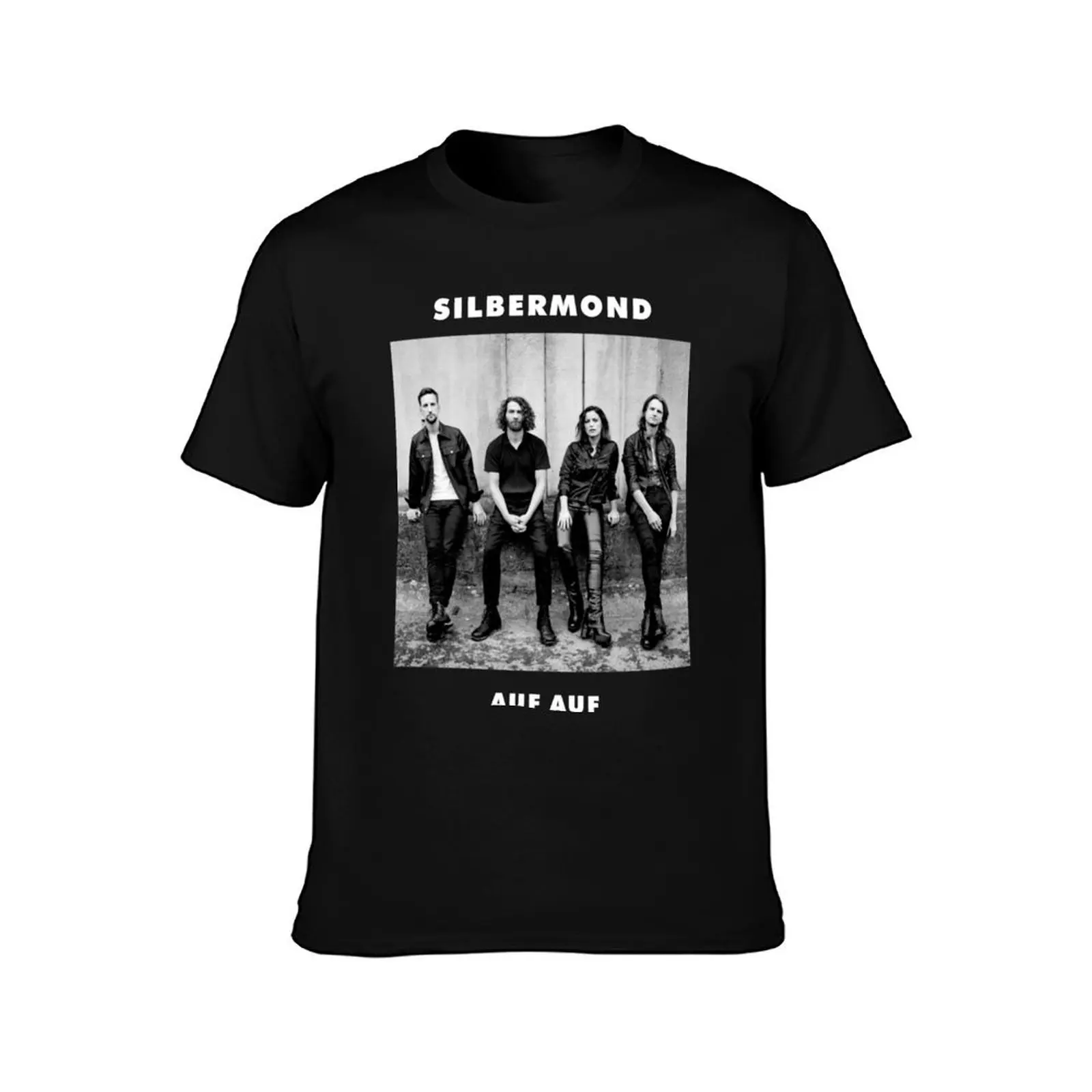 SILBERMOND BAND AUF T-Shirt vintage anime shirt hippie clothes clothing for men