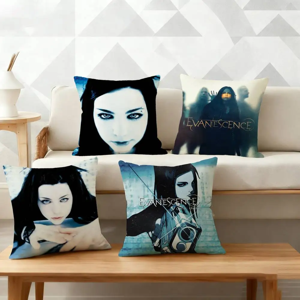 

E-Evanescence Fallen A-Amy Lee Pillow Case Pattern Printed Pillowcase For Living Room Sofa Cushion Cover