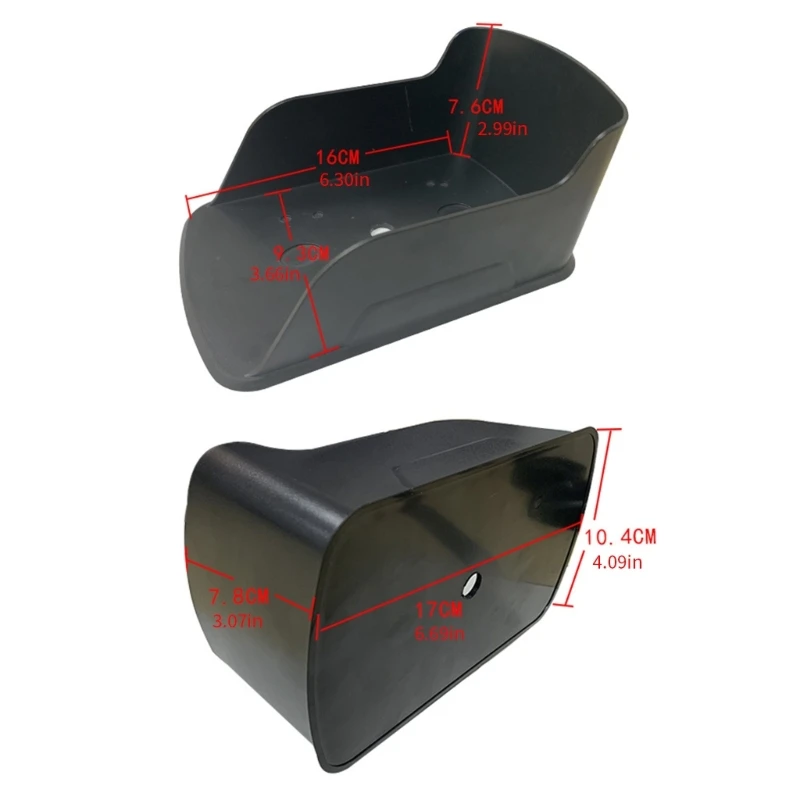 Dustproof Protective Rain Cover Universal Fit ABS Material Easy Installation 77JC
