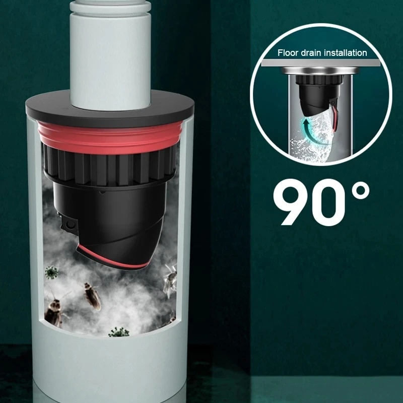 

ABS Deodorization Sealing Plug for Kitchen Sink And Bathroom Drainage Core Sewer Deodorizer Accessory