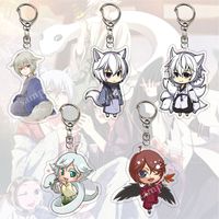 Classic Kamisama Kiss Kamisama Love Keychain Cute Tomoe Kurama Mi Zu Ki Anime Figures Acrylic Key Chain Gift for Friends Fans