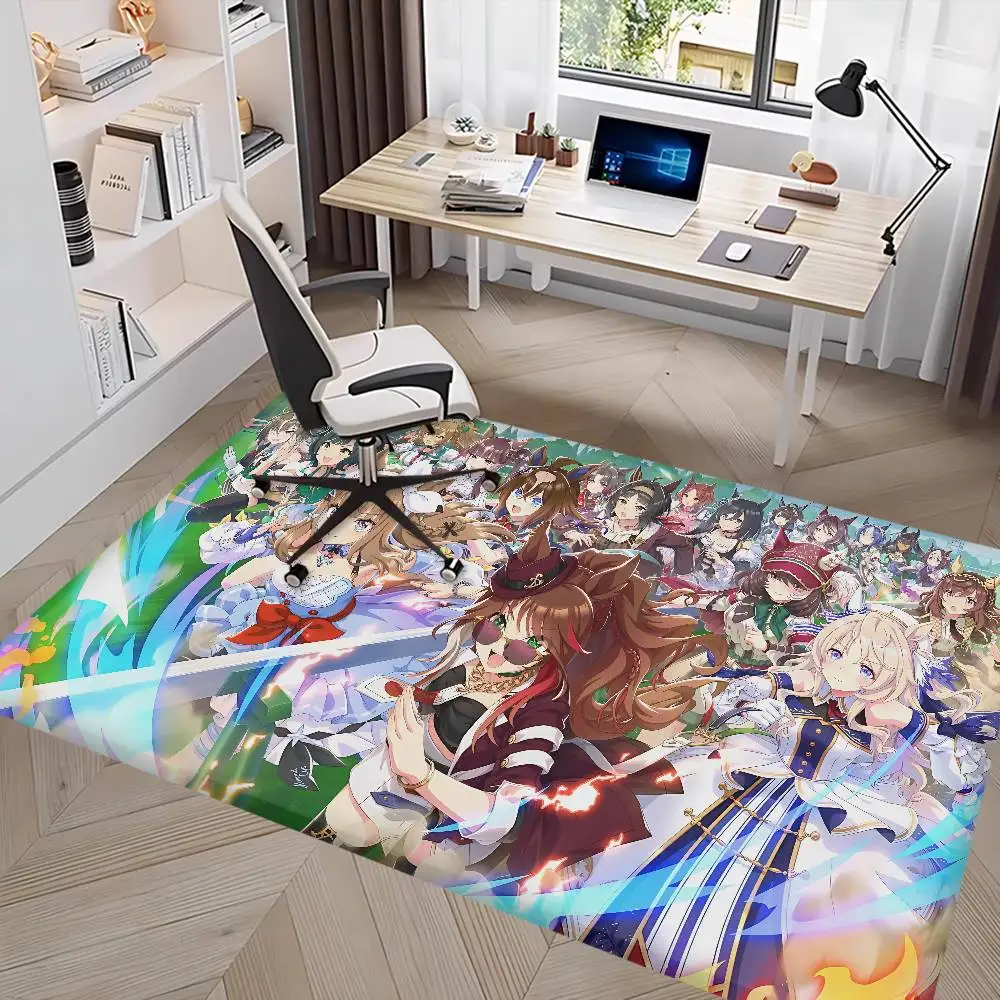 Game Uma Musume Pretty Derby Entrance Door Mat Washable Non-Slip Living Room Sofa Chairs Area Mat Kitchen Welcome Doormat