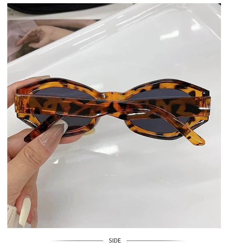 Cateye Vintage Sonnenbrille Für Frauen Retro Mode Cat Eye Sonnenbrille Anti-Uv Reise Angeln Brillen Oculos De Sol UV400 – Detail 10