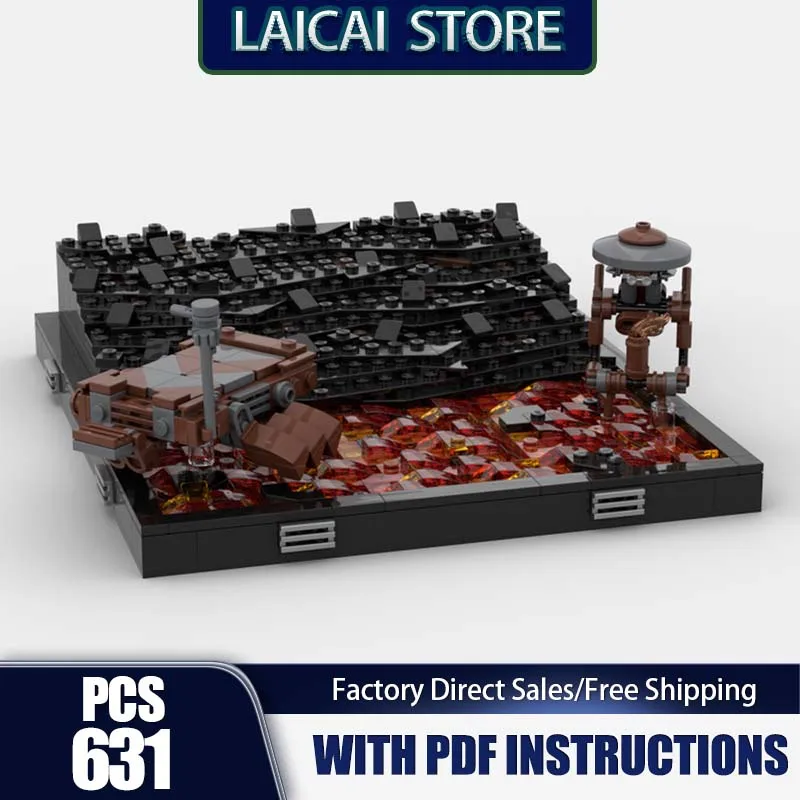 

Модель фильмов со звездами Moc, строительные кирпичи, модель Tafa Duel, технология, модульные блоки, подарки, рождественские игрушки, наборы «сделай сам», сборка