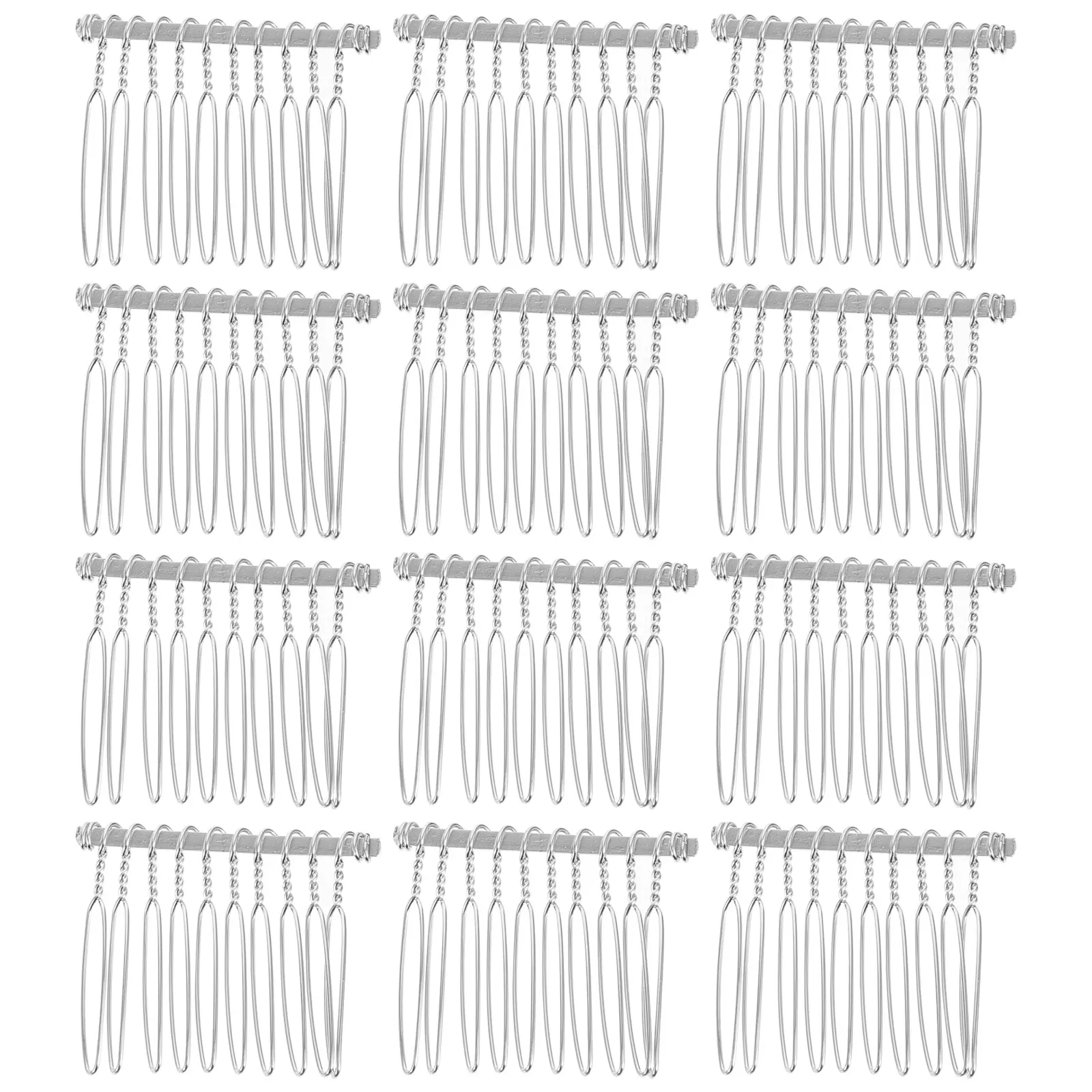 

20pcs Wedding Veil Comb Alloy Hair Accessories for Bride Bridal Headpiece Styling Decorative Combs Perfect Party Banquet