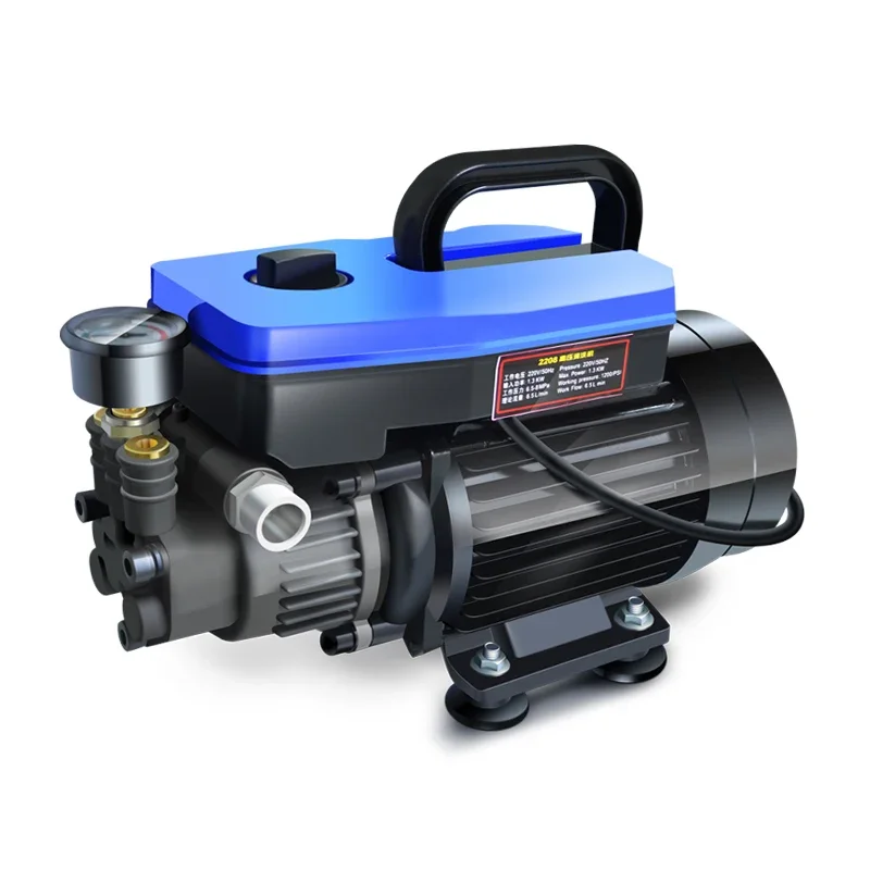 

100Bar High-pressure Car Washing Machine 2200W Car Washing Gun Household 220V Water Pump Grab High-power Floor Washing