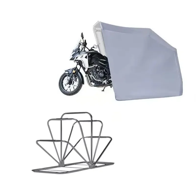 Excluding Freight Waterproof Foldable Motorcycle Shelter Tent Shed Storage Garage Canopies Cover Folding Garage
