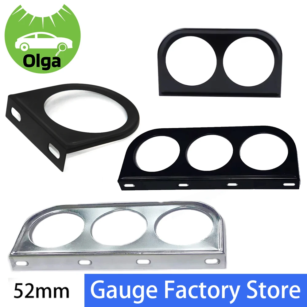 

2INCH 52mm Universal Car Gauge Holder Black Single Double Triple Car Gauge Pod for Left Right Drive Car for 2 Inch 52mm pod