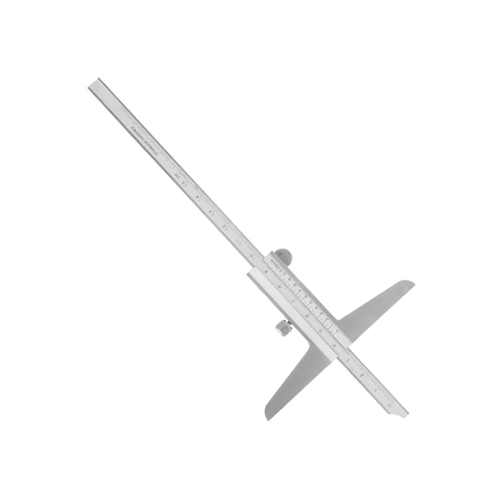 High Precision Depth Vernier Caliper Stainless Steel 0~150mm Vernier Caliper Measuring Tool Depth Caliper For Machinery Process