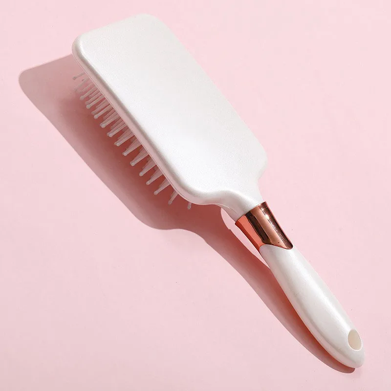 وسادة هوائية بيضاء مشط ABS والنايلون وسادة هوائية مكافحة ساكنة مجلس المنزلية مشط وسادة الهواء مشط