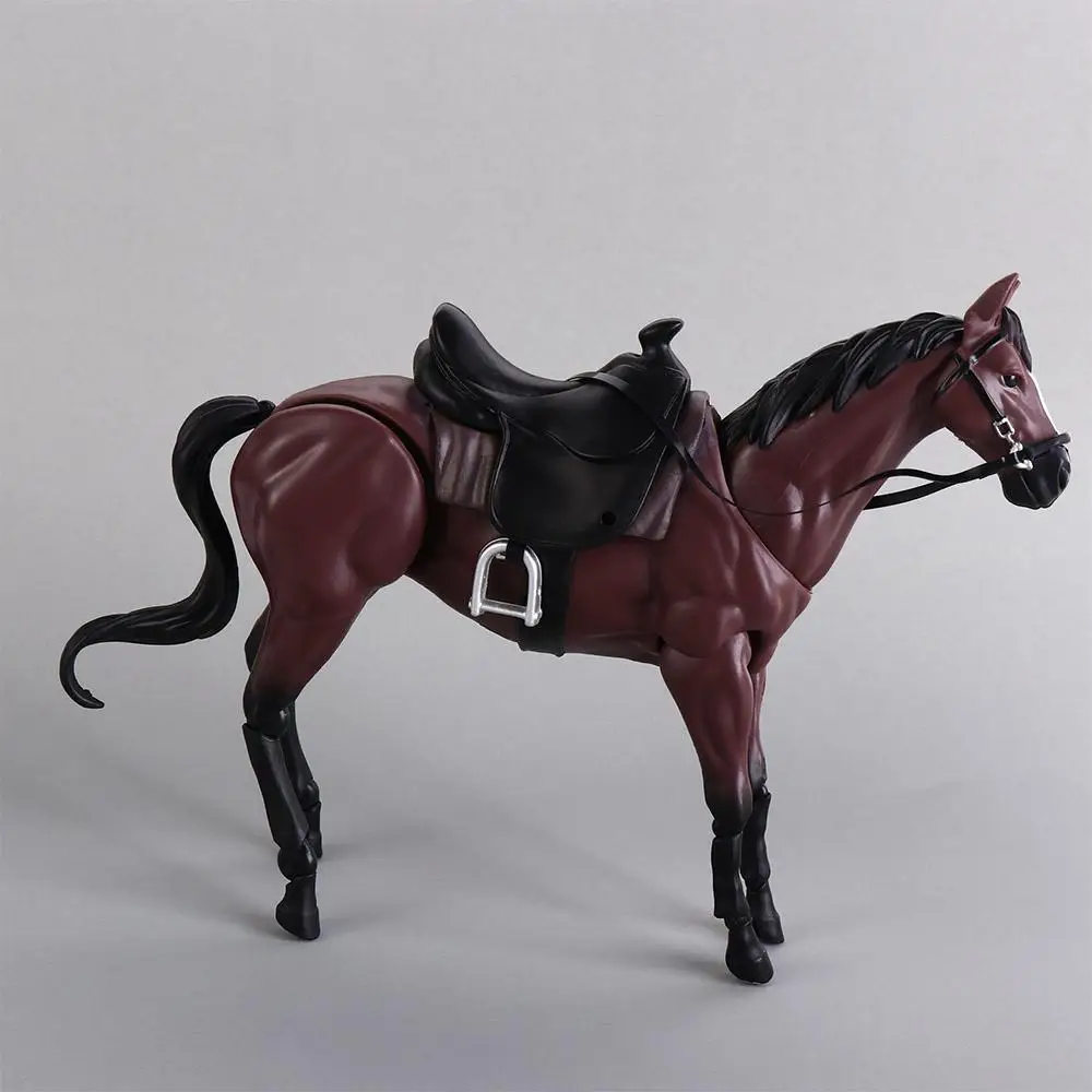 

PVC Horse Ferrite Action Figure Multi-Jointed Collectible Horse Artist Painting Model DIY Movable Mini Size Horse Figurine