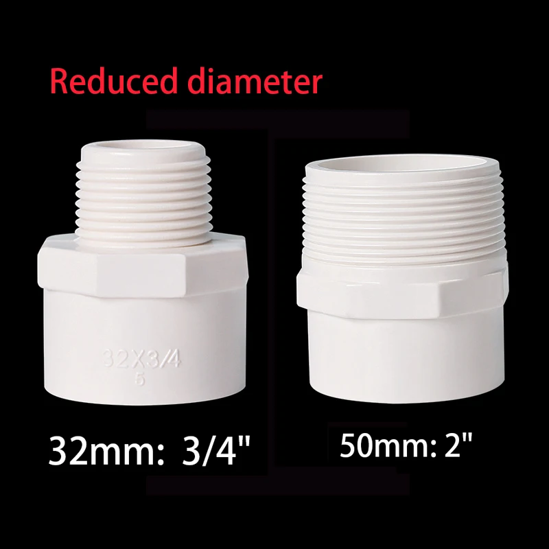 1pcs PVC Connectors 20mm:1/2