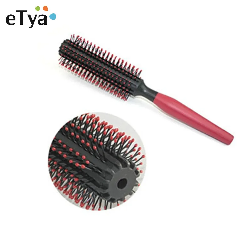 New Spiral Professional Plastic Round Brush Quiff Roller Curly Hair Comb Hairstyle Massager Hairbrush Dressing Salon Barber Comb